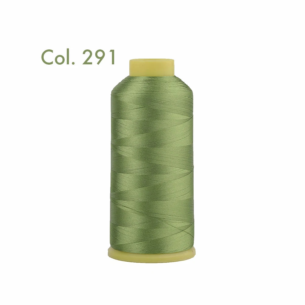 Fil à broder en Polyester 5000m 40WT, pour Machine à broder Brother Singer Janome Babylock, couture à domicile 120D/2 variétés de couleurs