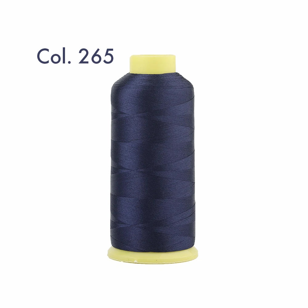 Fil à broder en Polyester 5000m 40WT, pour Machine à broder Brother Singer Janome Babylock, couture à domicile 120D/2 variétés de couleurs