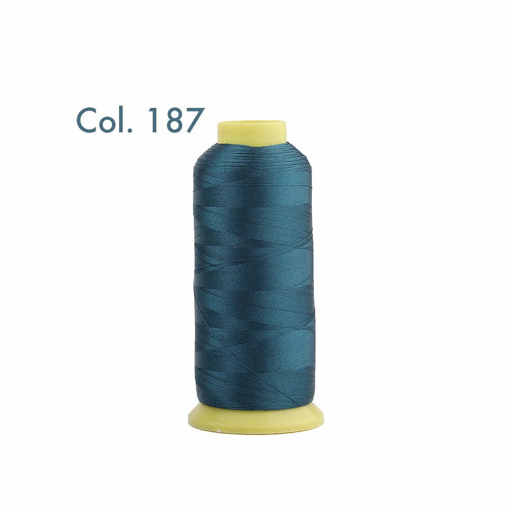 Fil à broder en Polyester 5000m 40WT, pour Machine à broder Brother Singer Janome Babylock, couture à domicile 120D/2 variétés de couleurs