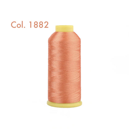Fil à broder en Polyester 5000m 40WT, pour Machine à broder Brother Singer Janome Babylock, couture à domicile 120D/2 variétés de couleurs
