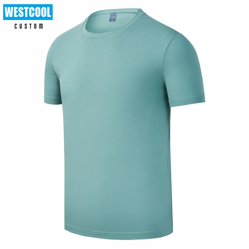 T-shirt imprimé personnalisé avec logo de marque, personnalisé, personnalisé, personnalisé, votre propre design, mode