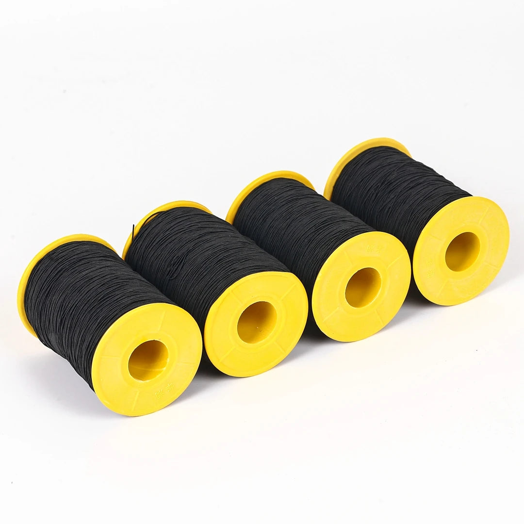 Braided Elastic Stretch Strap Cord for Sewing Elastic Cord 0.6mm Thin Round Elastic Cord Sewing Elastic Thread