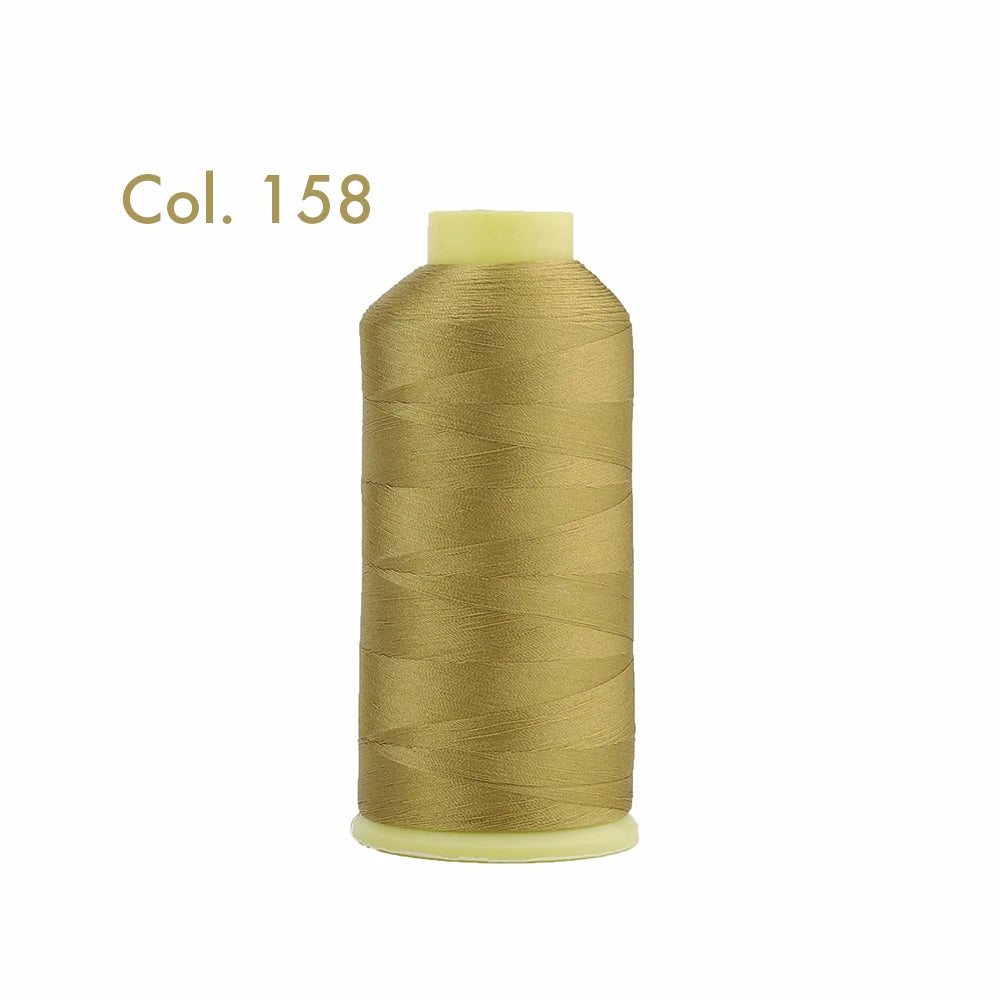 Fil à broder en Polyester 5000m 40WT, pour Machine à broder Brother Singer Janome Babylock, couture à domicile 120D/2 variétés de couleurs