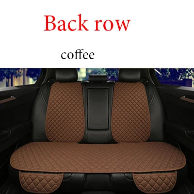 Housse de protection universelle pour siège de voiture, en lin, avant, arrière, été, tapis de coussin, berline, Suv, pick-up, accessoires d'intérieur de voiture