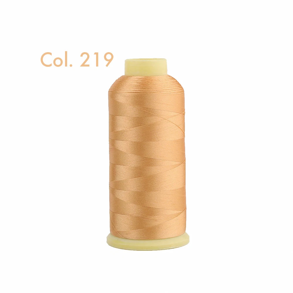 Fil à broder en Polyester 5000m 40WT, pour Machine à broder Brother Singer Janome Babylock, couture à domicile 120D/2 variétés de couleurs