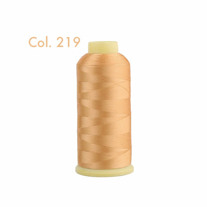 Fil à broder en Polyester 5000m 40WT, pour Machine à broder Brother Singer Janome Babylock, couture à domicile 120D/2 variétés de couleurs
