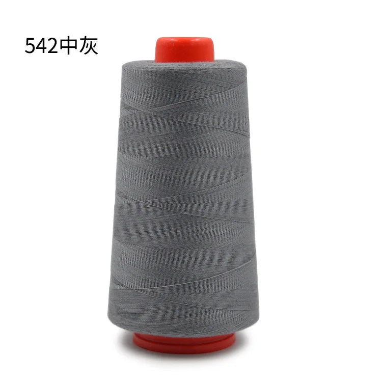 Fil à coudre 402 haute vitesse, 3000 yards, type de fil à coudre en polyester, ligne manuelle, fil à broder