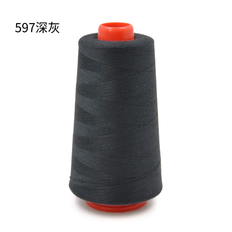 Fil à coudre 402 haute vitesse, 3000 yards, type de fil à coudre en polyester, ligne manuelle, fil à broder