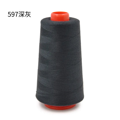 Fil à coudre 402 haute vitesse, 3000 yards, type de fil à coudre en polyester, ligne manuelle, fil à broder