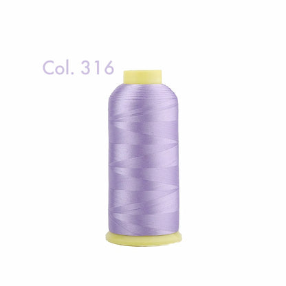 Fil à broder en Polyester 5000m 40WT, pour Machine à broder Brother Singer Janome Babylock, couture à domicile 120D/2 variétés de couleurs