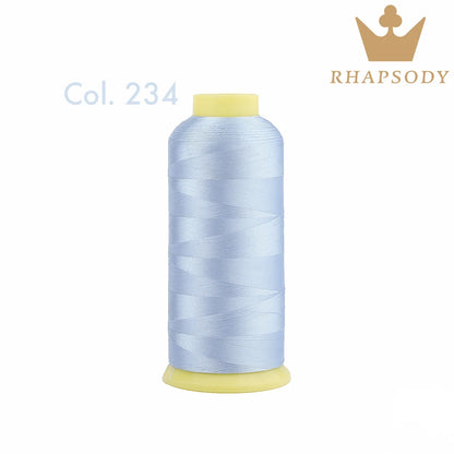 Fil à Broder en Polyester 40WT 120D/2 de 5000m, pour Machine Brother/Singer, Couture Domestique, Couleurs Variées de Bonne Qualité