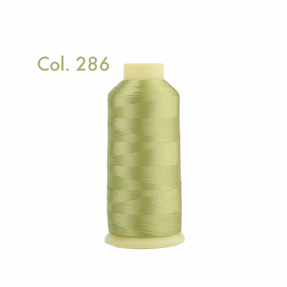 Fil à broder en Polyester 5000m 40WT, pour Machine à broder Brother Singer Janome Babylock, couture à domicile 120D/2 variétés de couleurs