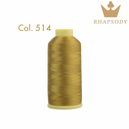 Fil à Broder en Polyester 40WT 120D/2 de 5000m, pour Machine Brother/Singer, Couture Domestique, Couleurs Variées de Bonne Qualité
