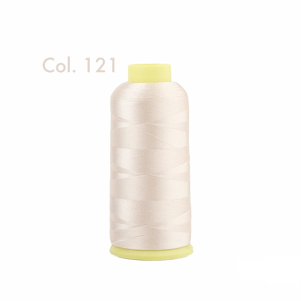 Fil à broder en Polyester 5000m 40WT, pour Machine à broder Brother Singer Janome Babylock, couture à domicile 120D/2 variétés de couleurs
