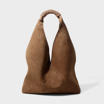 2026 New China Wholesale Supplier Real Leather Shoulder Bag Women Slouchy Hand Carry Purse Natural Texture Luxury Daily Fashion