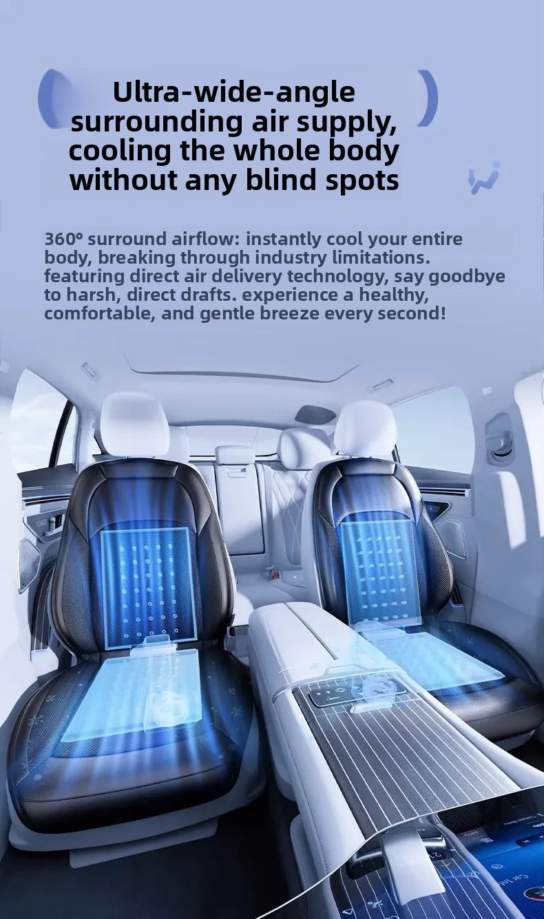 Coussin de siège auto été 2026, tapis rafraîchissant ventilé en soie glacée pour berlines et SUV, accessoires intérieurs