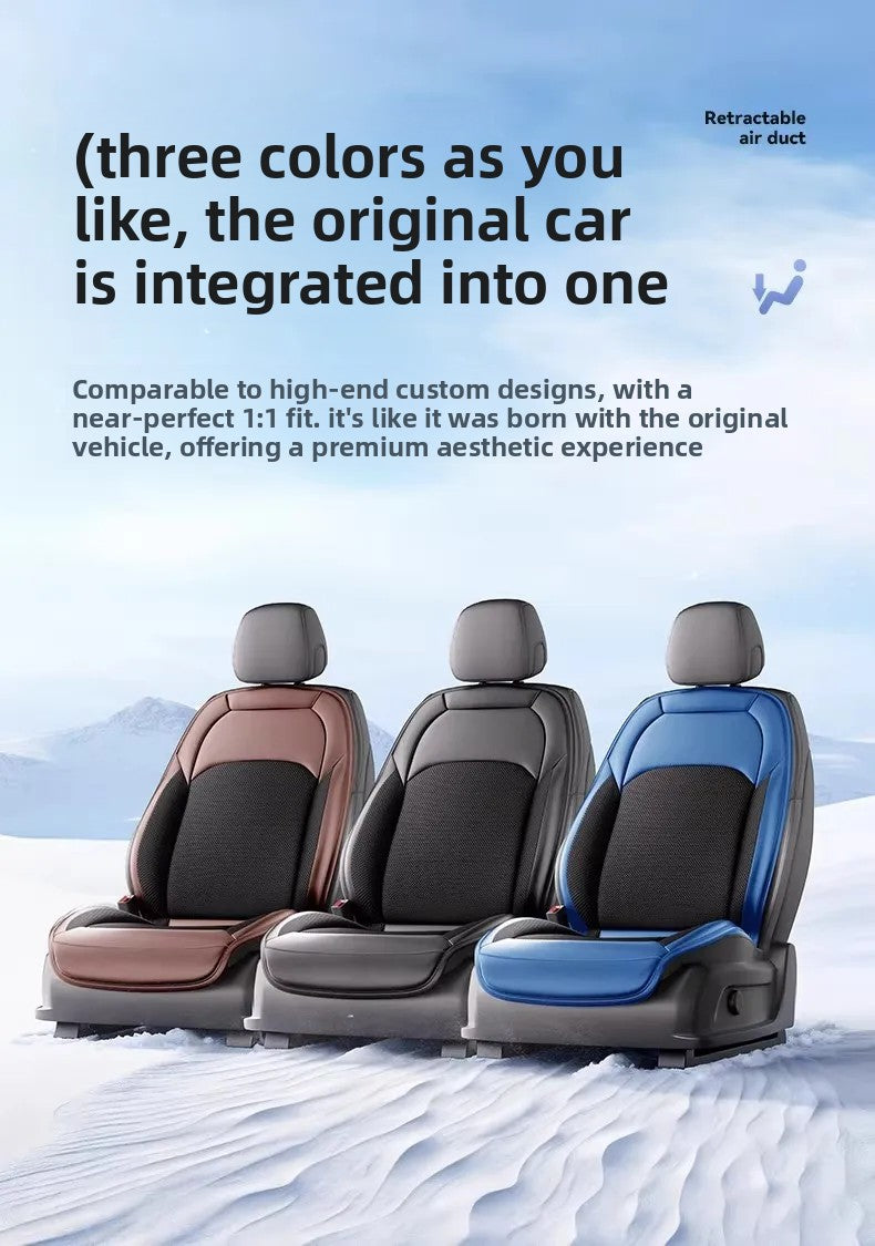 Coussin de siège auto été 2026, tapis rafraîchissant ventilé en soie glacée pour berlines et SUV, accessoires intérieurs