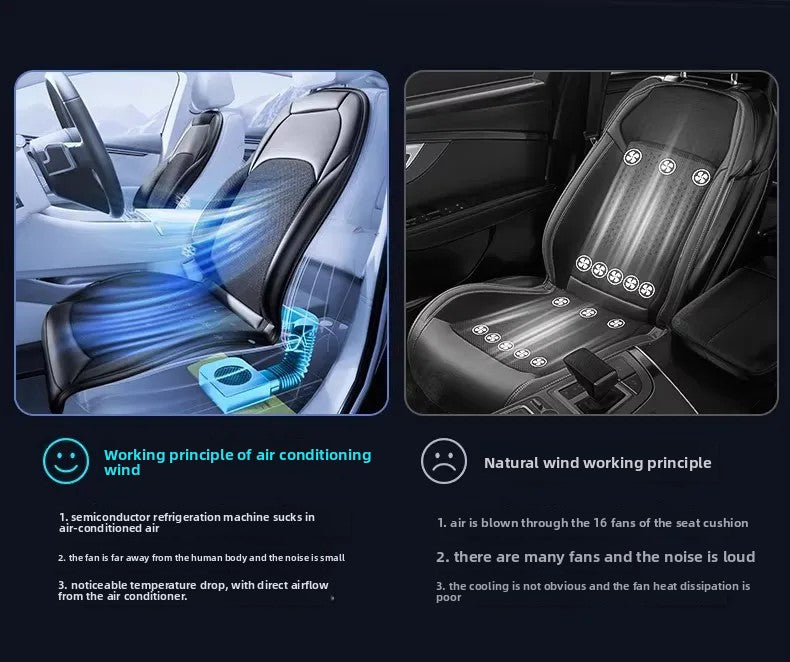 Coussin de siège auto été 2026, tapis rafraîchissant ventilé en soie glacée pour berlines et SUV, accessoires intérieurs