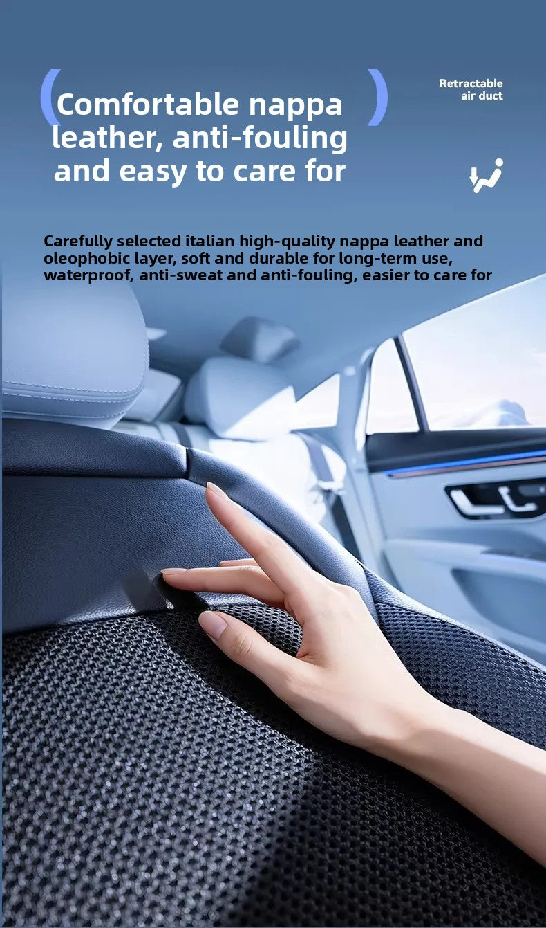 Coussin de siège auto été 2026, tapis rafraîchissant ventilé en soie glacée pour berlines et SUV, accessoires intérieurs