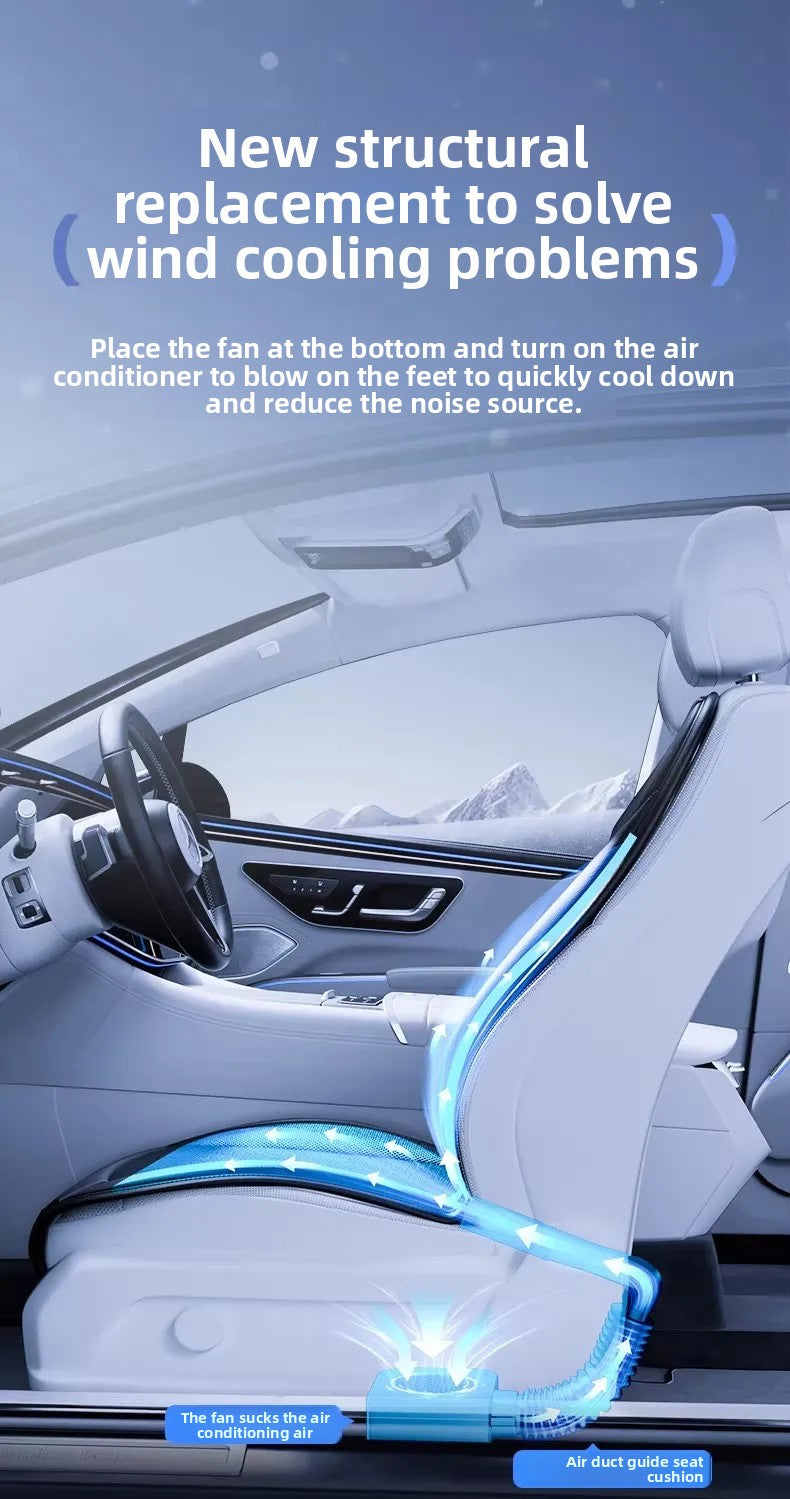 Coussin de siège auto été 2026, tapis rafraîchissant ventilé en soie glacée pour berlines et SUV, accessoires intérieurs