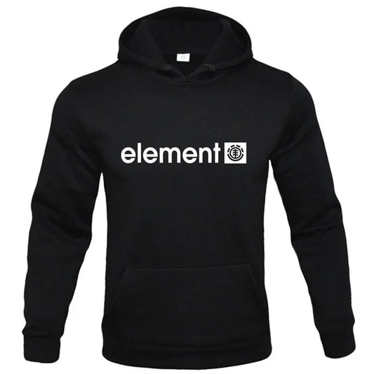 Sweat à capuche imprimé pour hommes, ample et décontracté, pull-over, vêtements de sport de plein air, haut à manches longues, printemps et automne