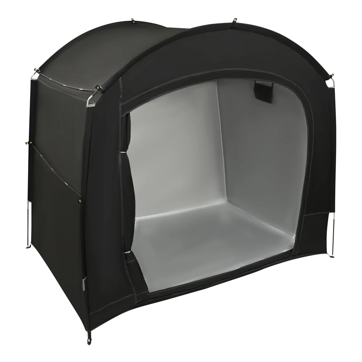Abri de rangement de vélo pour 1-4 vélos, tente d'abri de vélo Portable et étanche 220x150x185cm, couverture de pare-soleil pliable en tissu Oxford 210D