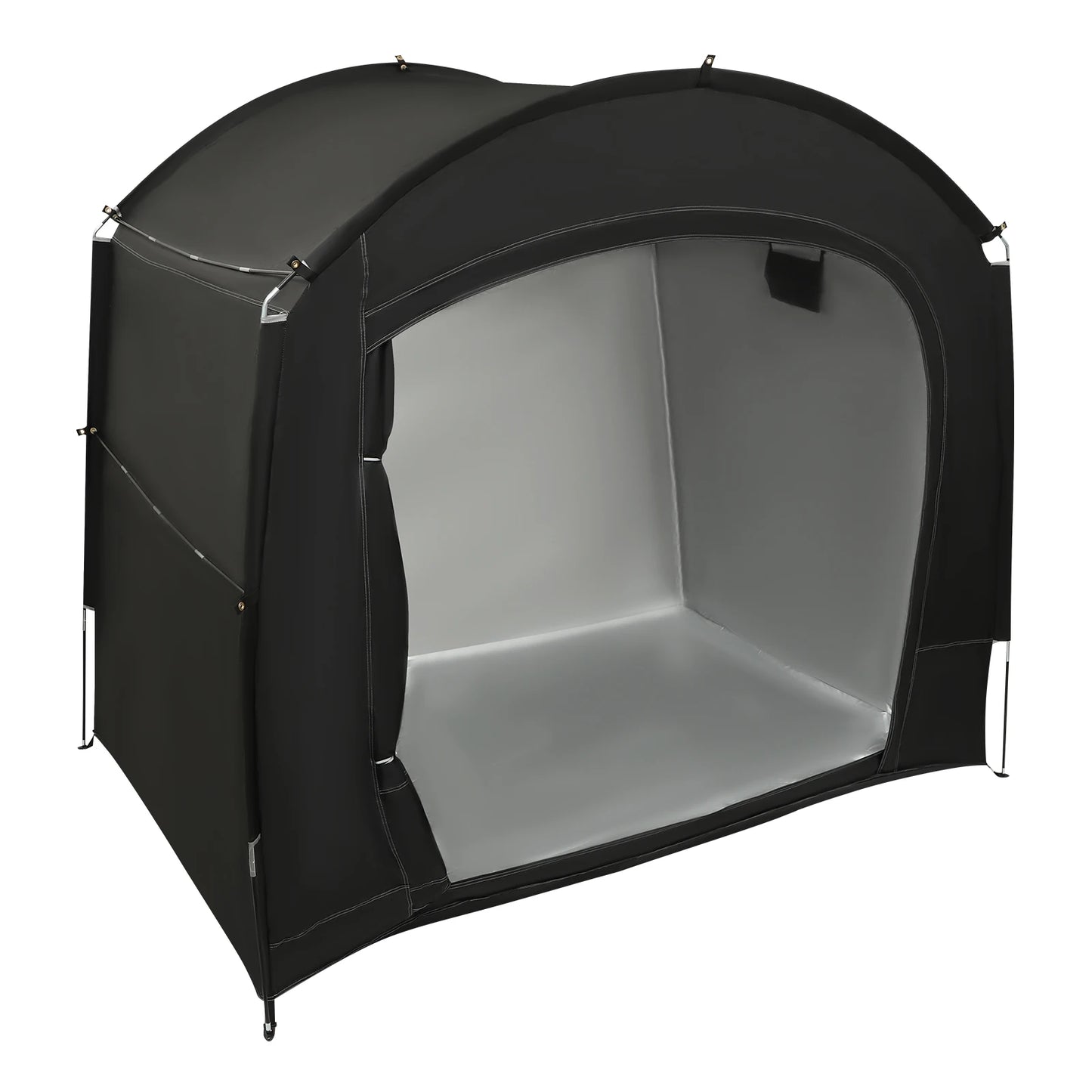 Abri de rangement de vélo pour 1-4 vélos, tente d'abri de vélo Portable et étanche 220x150x185cm, couverture de pare-soleil pliable en tissu Oxford 210D