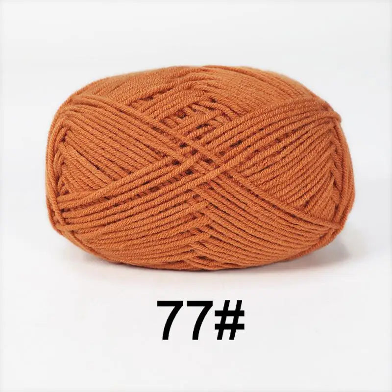 Nouveau 5 pièces 250g lait coton tricot laine fil couture teint Lanas pour Crochet artisanat pull chapeau poupées couture tricot outils