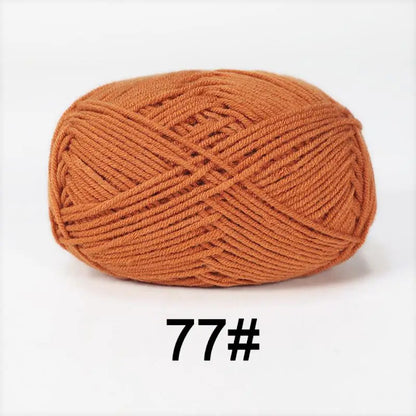 Nouveau 5 pièces 250g lait coton tricot laine fil couture teint Lanas pour Crochet artisanat pull chapeau poupées couture tricot outils