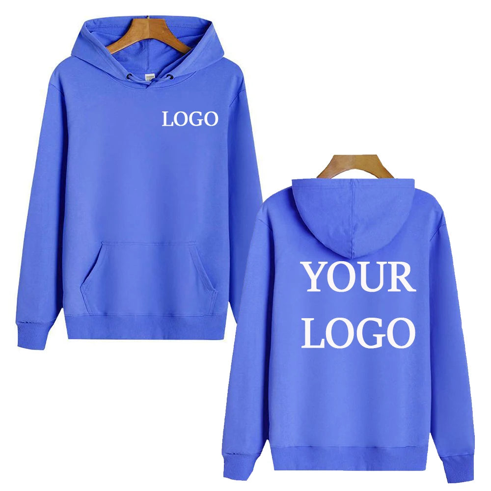 Sweat à capuche 58 % coton de haute qualité, personnalisez votre logo, sweat-shirt de sport à la mode pour hommes, sweat à capuche décontracté de rue pour femmes.