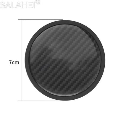 Tapis universel antidérapant pour tasse d'eau de voiture, 2 pièces, dessous de verre en Fiber de carbone pour Chery Tiggo 2 3 4 7 8 Pro T3 3X IQ A3 amulette Fulwin Arrizo