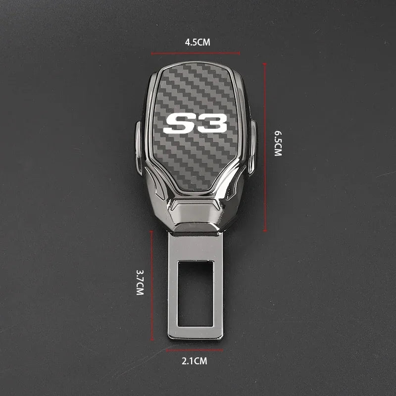 Mousqueton de casier de ceinture de sécurité de voiture, extension de ceinture d'assurance, boucle d'insertion pour AUDI S3