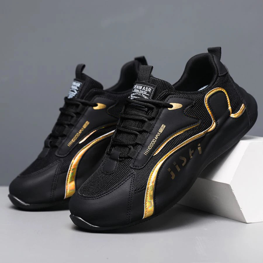 Une paire de chaussures d'entraînement respirantes pour hommes avec lacets, confortables et légères, adaptées au sport, aux activités de plein air, aux déplacements quotidiens et à un usage décontracté, chaussures d'