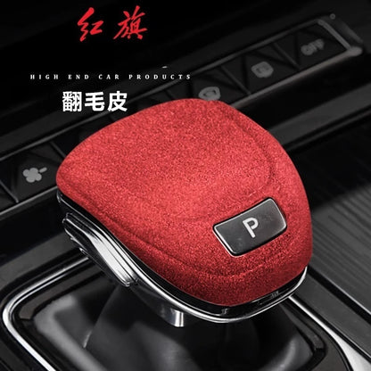 Couvercle de changement de vitesse en daim pour Hongqi H5 2023 – 2024, Modification intérieure de luxe