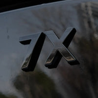 Étiquette autocollante en alliage de Zinc pour voiture Zeekr 7X, emblèmes de queue arrière, Modification du Logo de voiture, accessoires de décoration