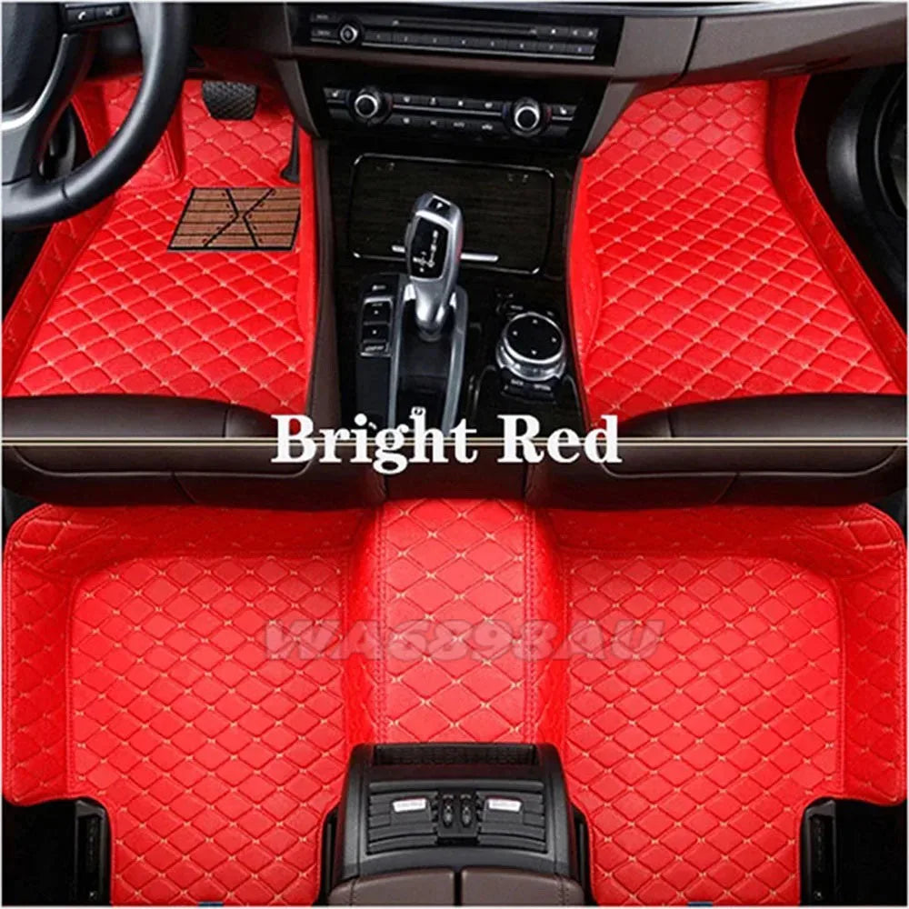Tapis de sol de voiture personnalisé pour Xpeng P7 2020 – 2024, tapis de sol de voiture en cuir résistant à l'usure de haute qualité