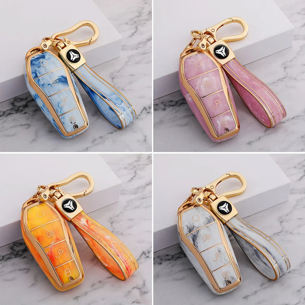 Coque en TPU pour clé de voiture, porte-clé, BYD Atto 3 Han EV DolDave Song PRO Max Tang DM Yuan DolDave E2 Qin PLUS