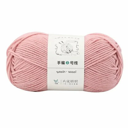 Fil de Coton Crocheté à la Main, 100g, Bricolage, Laine pour Bébé, Écharpe, Veste, Pull