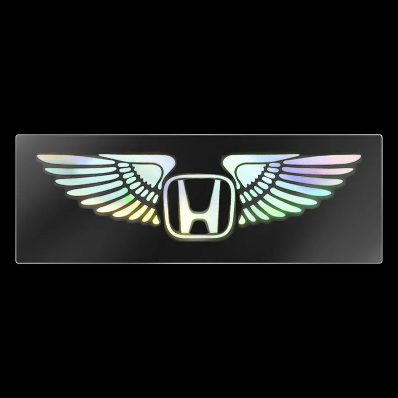 Autocollants d'ailes d'ange arc-en-ciel laser pour Honda Civic Accord, accessoires de voiture précieux, Fit City Vezel CRV Odyssey Jazz Prelude Insight