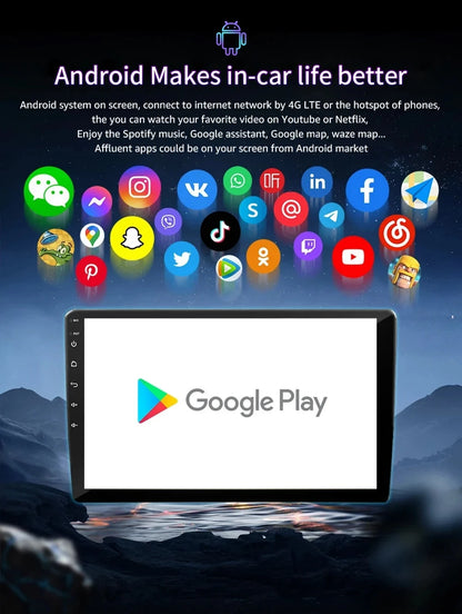 Autoradio Android pour Mitsubishi Pajero 2, V30, V40, V20, 1991-2004, 4G, WIFI, lecteur de limitation, GPS, CarPlay sans fil