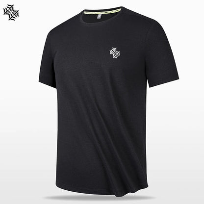 SBWL-T-shirt à séchage rapide pour homme, chemise de protection respirante, soie glacée, randonnée en plein air, course à pied, perte de poids, fitness, sport, haute qualité