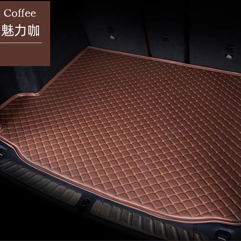 Polymères de coffre de voiture en cuir Élpersonnalisés pour BYD Song Pro Dmi, détails intérieurs, tapis, accessoires de voiture, 2024-2025