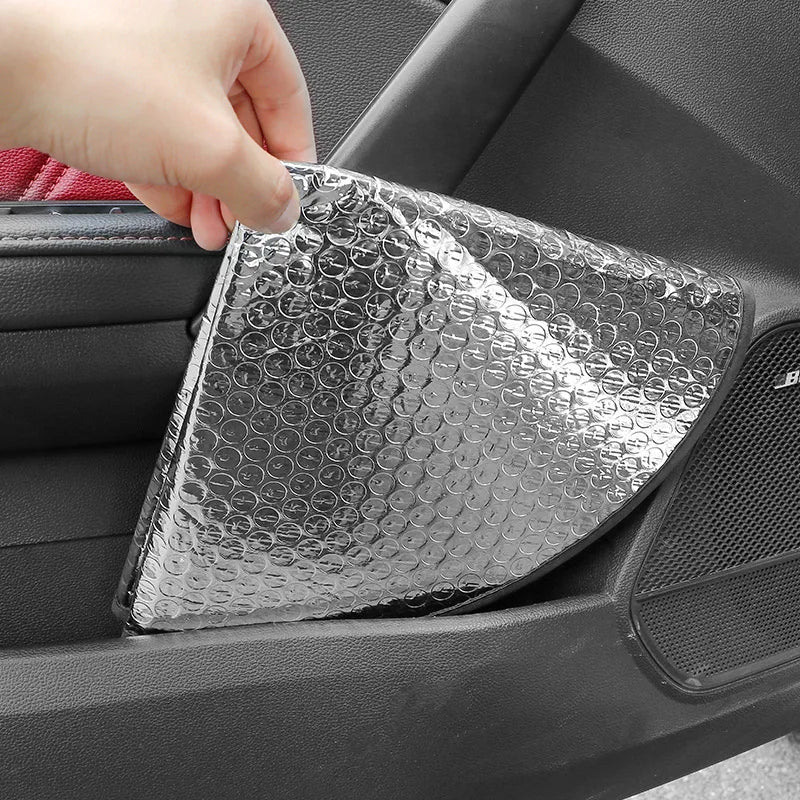 Pare-soleil de pare-brise de voiture en aluminium, Protection solaire Anti-uv, pliable, fournitures de voiture, pare-soleil pour volant de voiture, argent