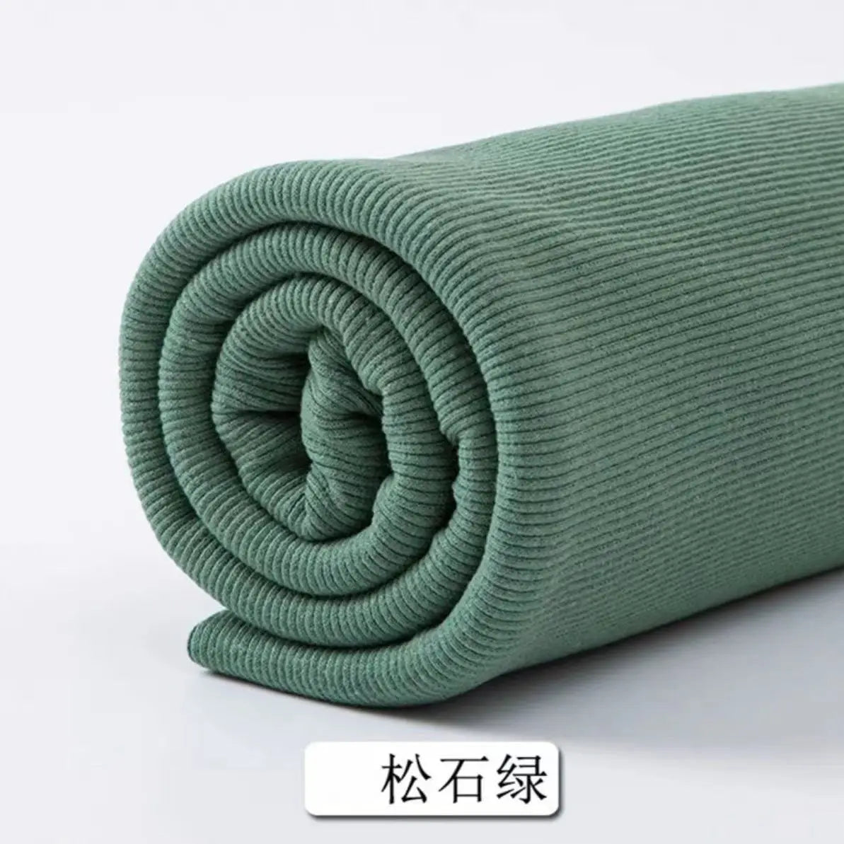 Tissu fileté élastique en coton, manches de sweat-shirt, col, ourlet, bord inférieur, tissu tricoté à revers élastique pour vêtements