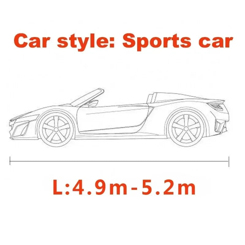 Pour voiture de sport berline SUV beauté style universel extensible couverture de voiture résistant au soleil coupe-vent anti-poussière résistant aux rayures Protection UV
