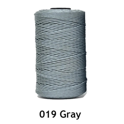 Fil de soie et coton glacé léger d'été, 1.5mm, 200m, fil au Crochet pour bricolage, artisanat, sac, chapeau, chaussures, fil en polypropylène, cordon de fil au Crochet