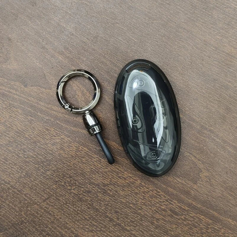 Étui noir Transparent pour clé télécommande de voiture, pour Hyundai Tucson 2025 Santa Fe MX5 Kona StubHub 2024 Ioniq 5 6 7 Grand Prix GN7