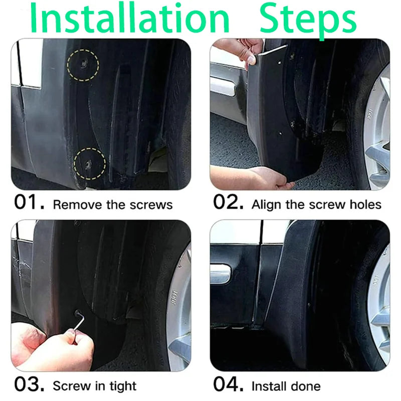 Garde-boue pour BYD Atto 3 Yuan Plus EV 2022 2023 2024, pièces de roue avant et arrière de voiture, accessoires de garde-boue