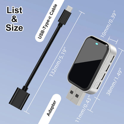 2 en 1 sans fil apple CarPlay Mini AI Box Bluetooth pour adaptateur de jeu de voiture universel Android Auto Dongle Plug & Play KowanKit 2026