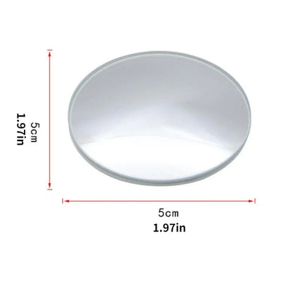 Rétroviseur circulaire d'angle mort de voiture, rétroviseur latéral adhésif, angle de vision accru de 360 degrés, accessoires de voiture